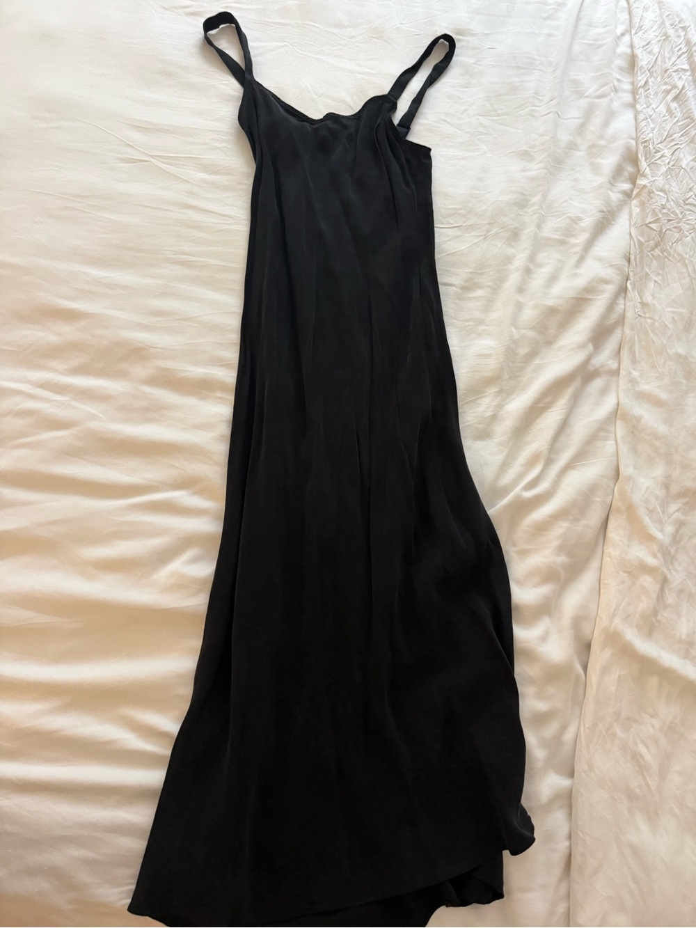 Black Slip Maxi Dress - Classic